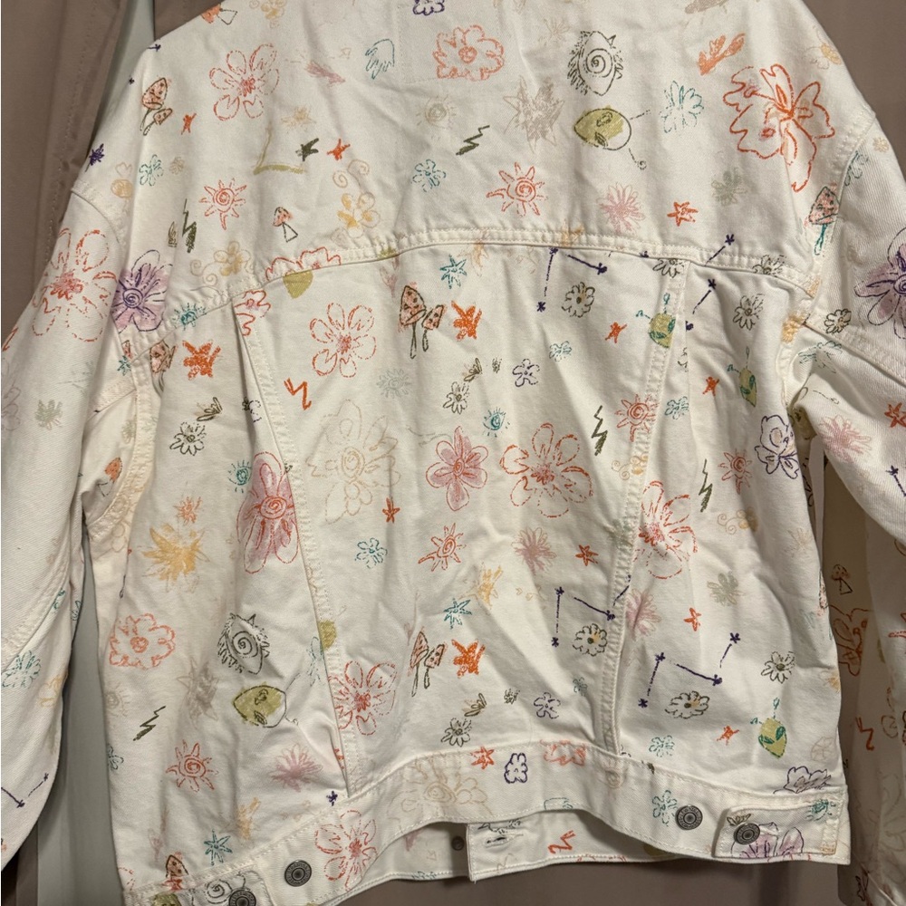 Levi's 90s pattern oversized trucker jacket - Picture 5 of 5